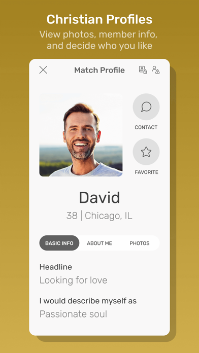 Christian Lifestyle Dating App Screenshot