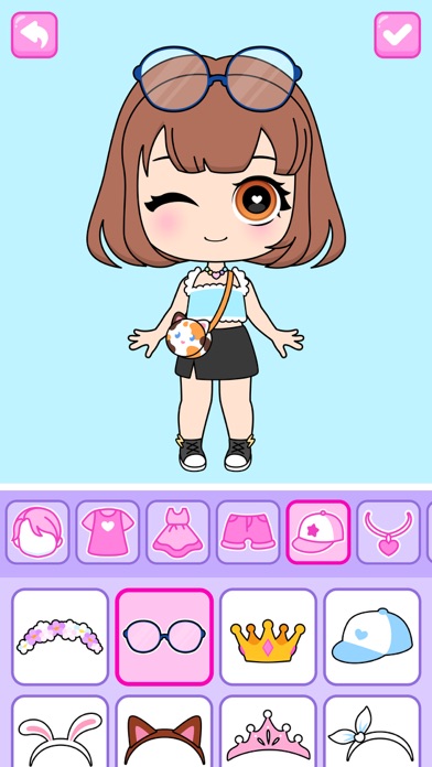 ちび Chibi 人形 女の子 ゲーム チビ きせかえゲームのおすすめ画像2