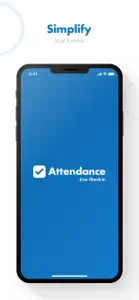 Attendance Live Check-in screenshot #1 for iPhone