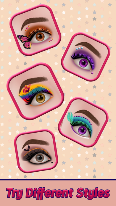 Lip and Eye Art Makeup Salon Screenshot