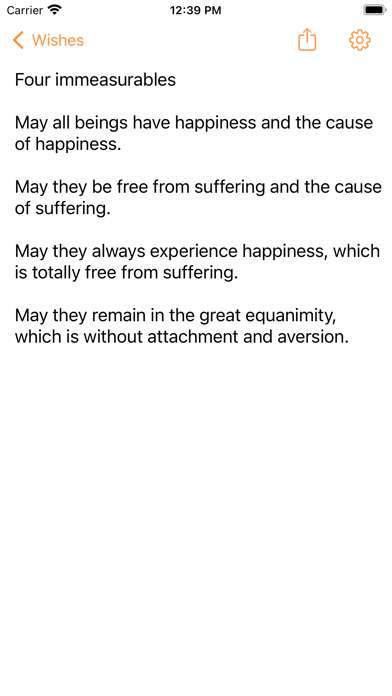 Wishes - reminder for wish Screenshot