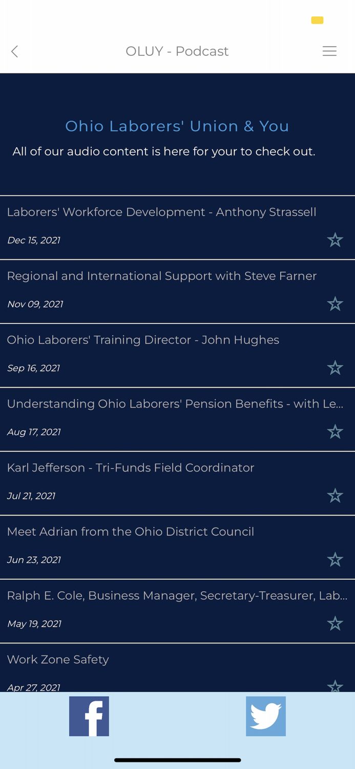 Ohio Laborers Union.