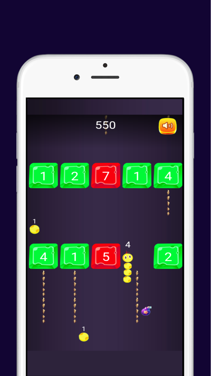 Snake attack Block game