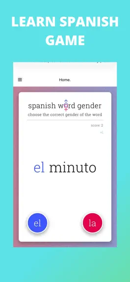 Game screenshot Learn Spanish Game App mod apk