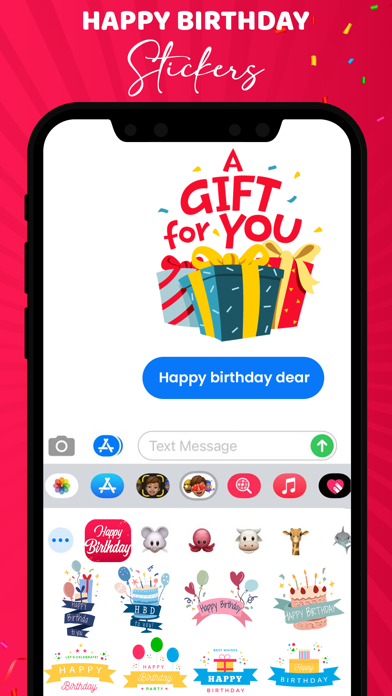 Animated Birthday Stickers! Screenshot