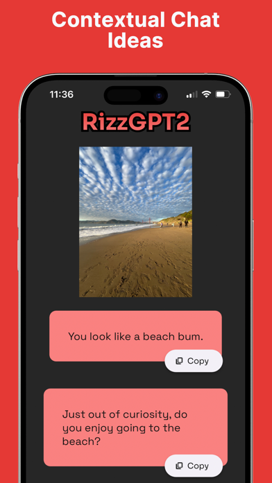 RizzGPT2: LIVE AI Rizz Wingman Screenshot