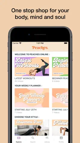 Game screenshot Peaches Pilates Online apk