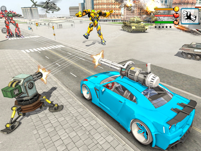 Flying Robot Car Transform