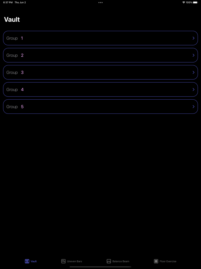 Gymnastics Judging Symbols