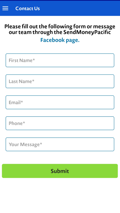Send Money Pacific Screenshot