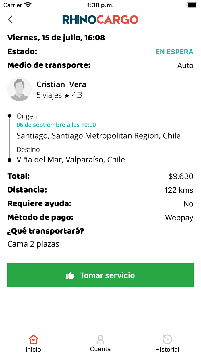 RhinoCargo Conductor