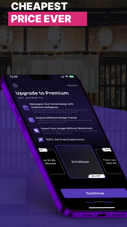 #6. Deco - AI Room Interior Design (iOS) Av: Umit Mutlu