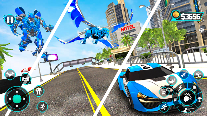 Robot Battle Transform Game