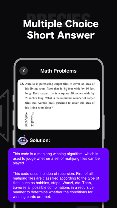 Solve.AI - AI Homework Helper Screenshot