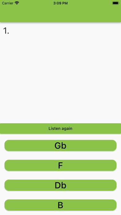 Chords Ear Training Screenshot