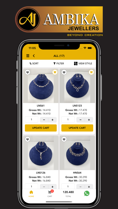 Ambika Jewellers Screenshot