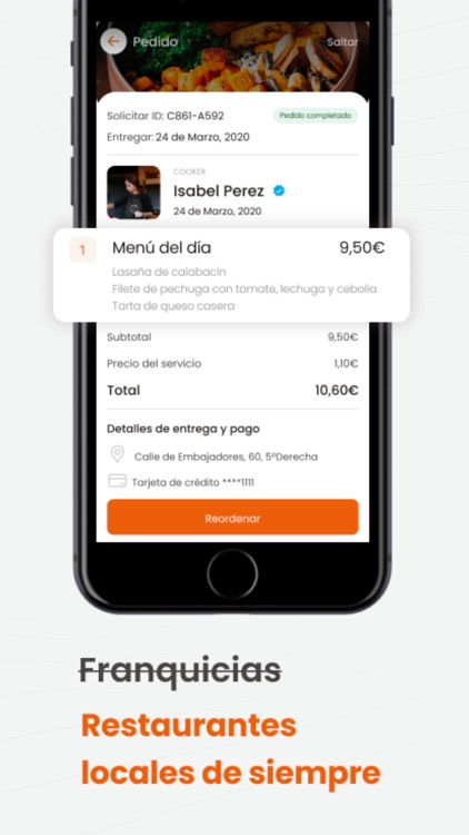 Caseroo: pide comida casera