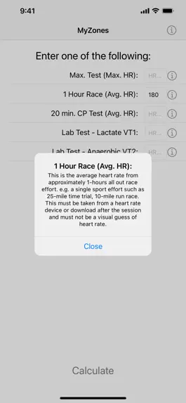 Game screenshot MyZones - HR Zone Calculator apk