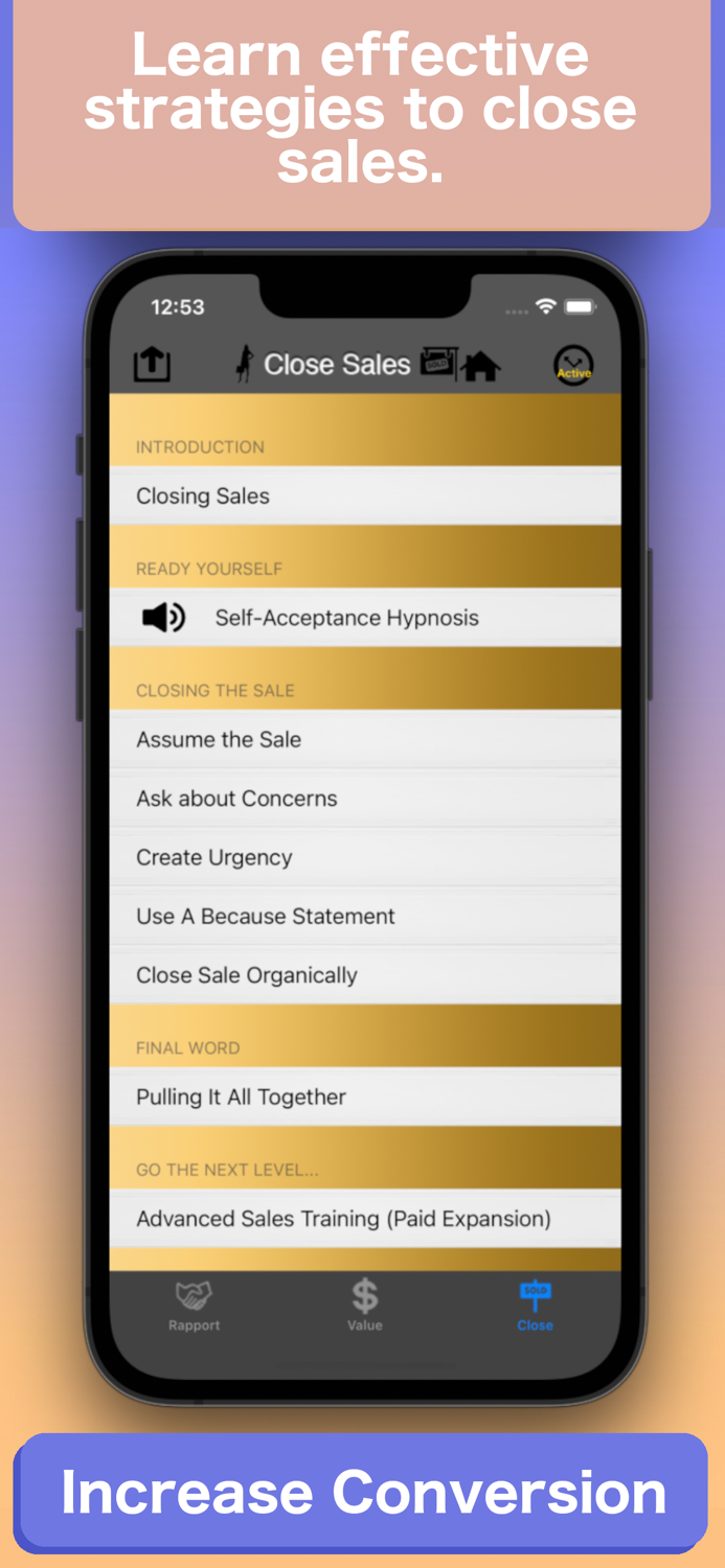 Sales Training Expert-Level