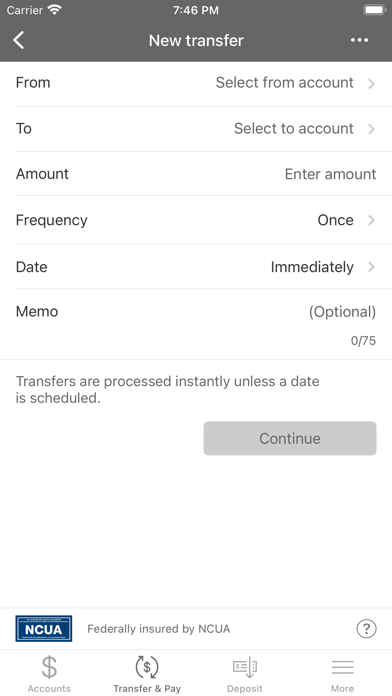 Anderson County Federal CU Screenshot