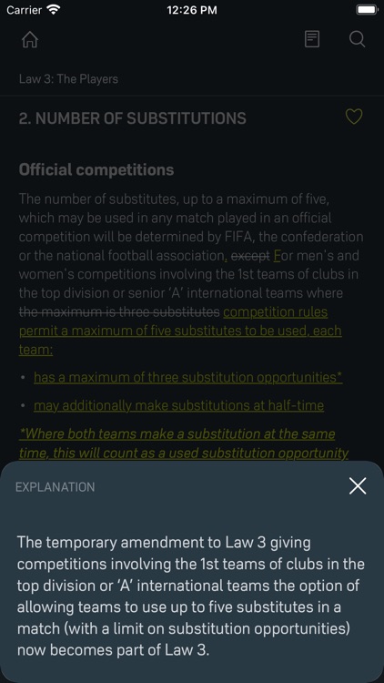 Law 3 - The Players