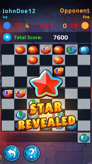 Fire n Ice Strategy Board Game Screenshot