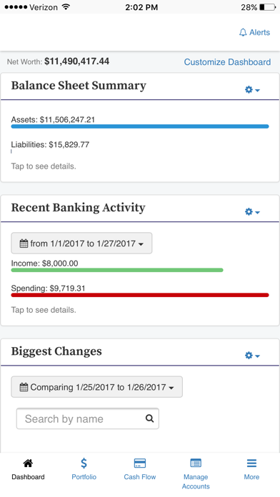 FNBO Wealth Access Screenshot