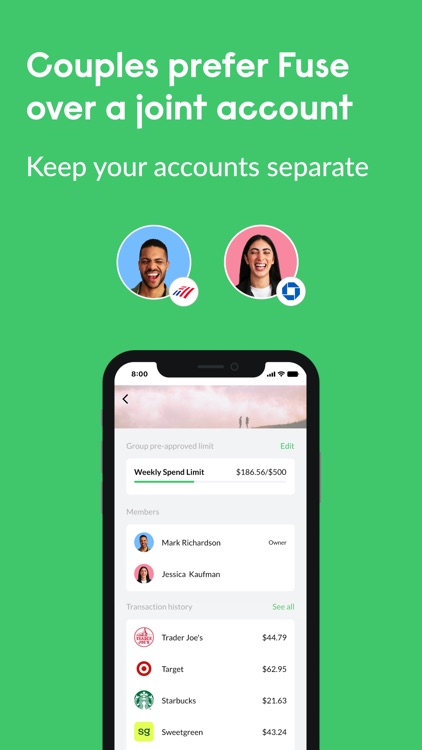 Fuse Card - Joint spending screenshot-3