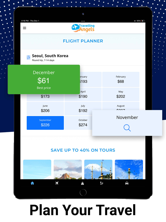 Travelling Angels Booking App