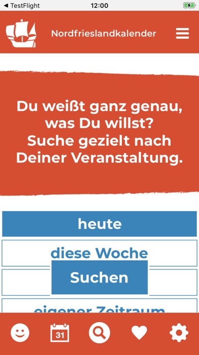 Nordfrieslandkalender Screenshot