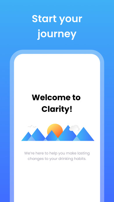 Clarity: Drink Less, Live Well Screenshot
