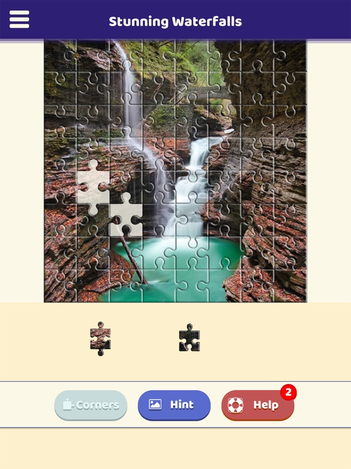 Stunning Waterfalls Puzzle