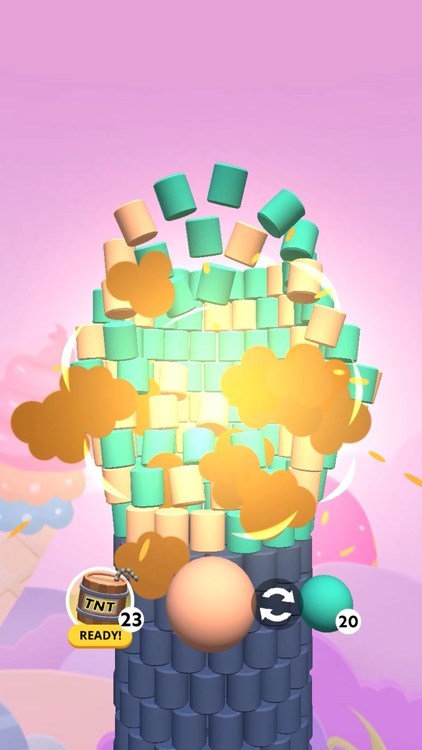 Pillar Smash - Throw Ball