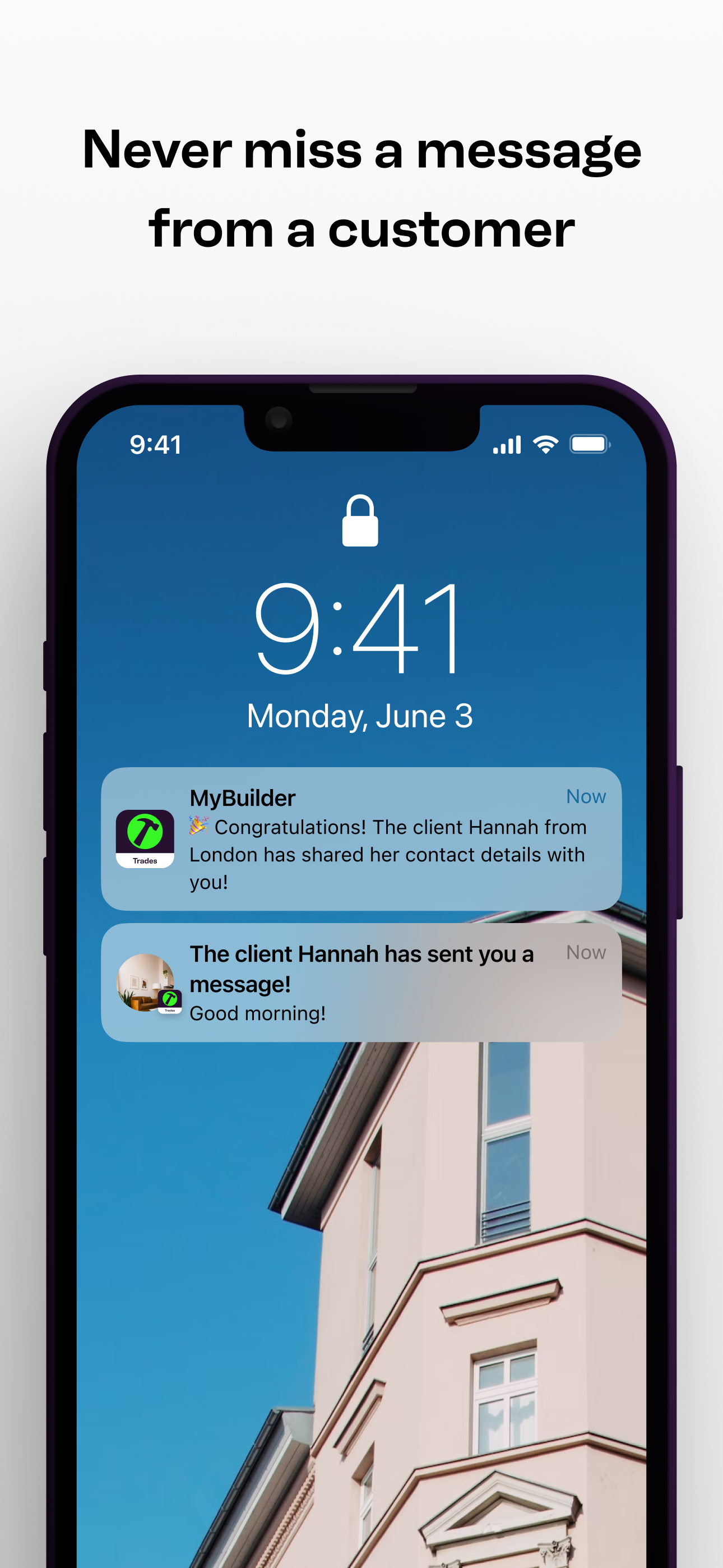 MyBuilder for trades