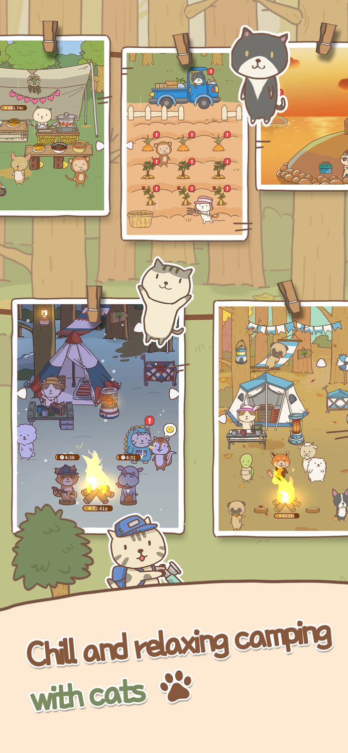 Animal Camping Idle Camp