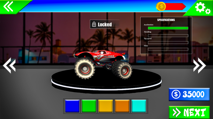 Monster Truck Game Extrem Race