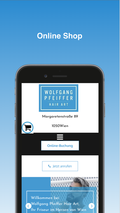 WOLFGANG PFEIFFER HAIR ART Screenshot