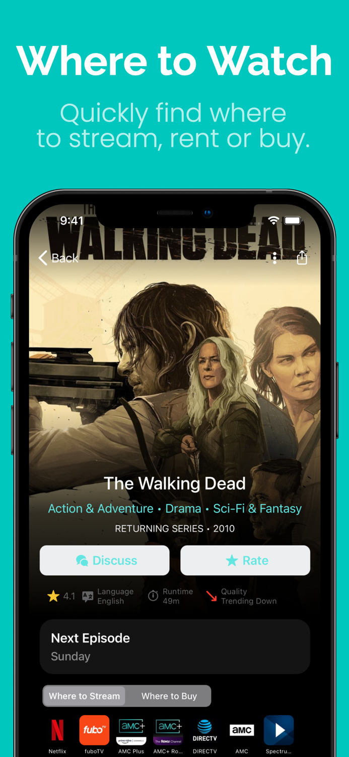 Shows Discover and Track Series