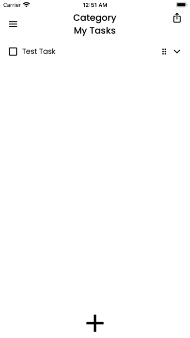 Personal TaskList Screenshot