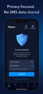 Mezo AI: SMS Spam Blocker screenshot #8 for iPhone