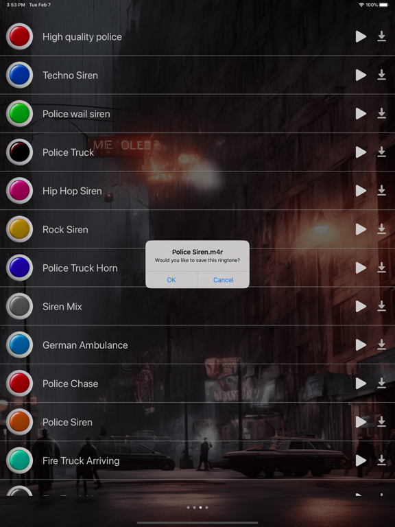 Screenshot #5 pour Effets sonores de police