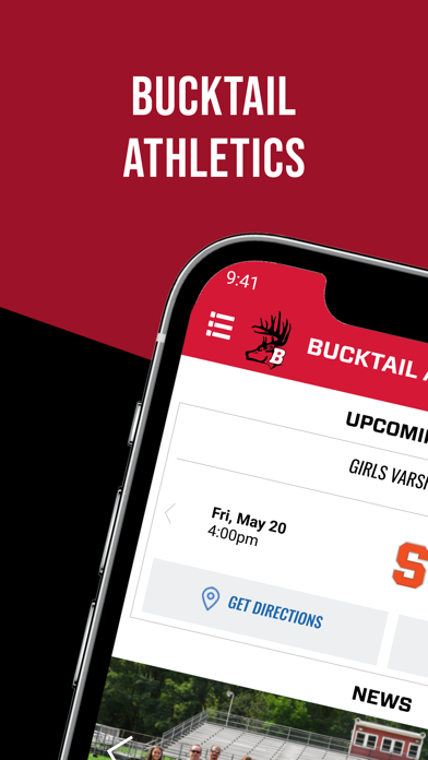 Bucktail Athletics Screenshot