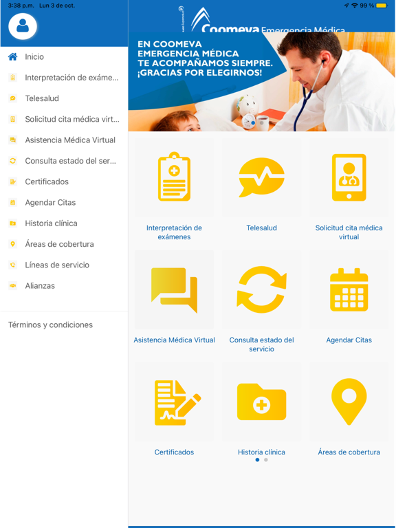 Screenshot #5 pour Coomeva Emergencia Medica