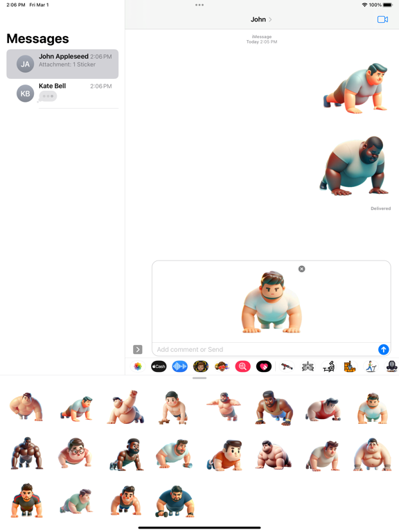 Screenshot #6 pour Push Up Stickers