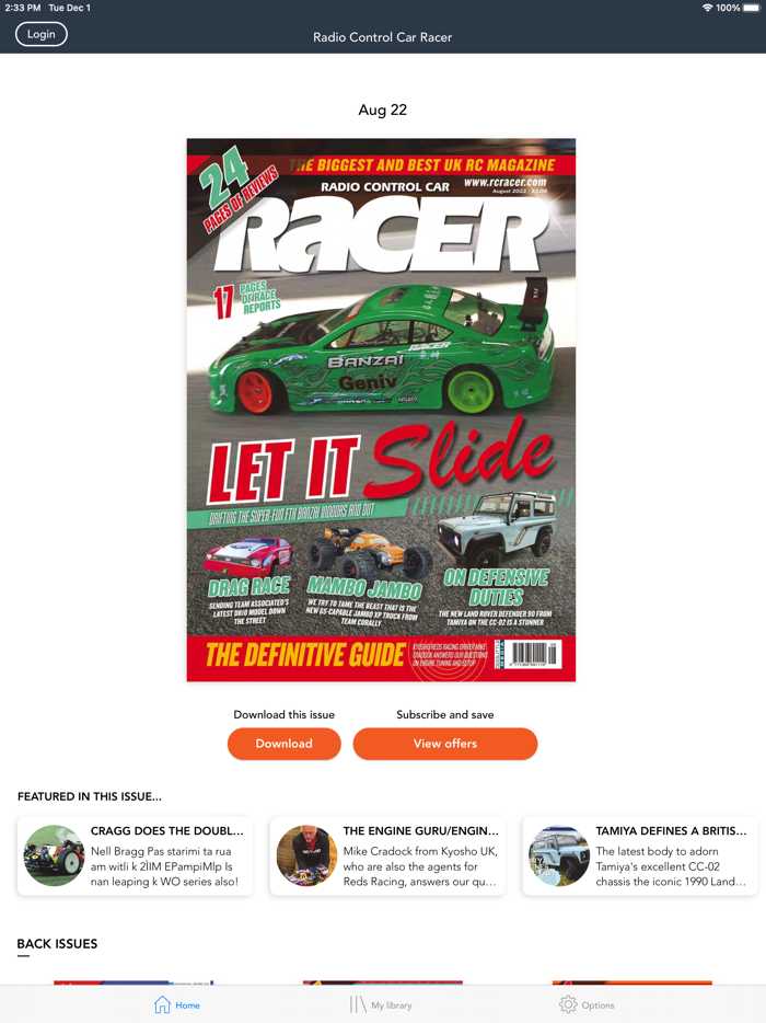 Radio Control Car Racer