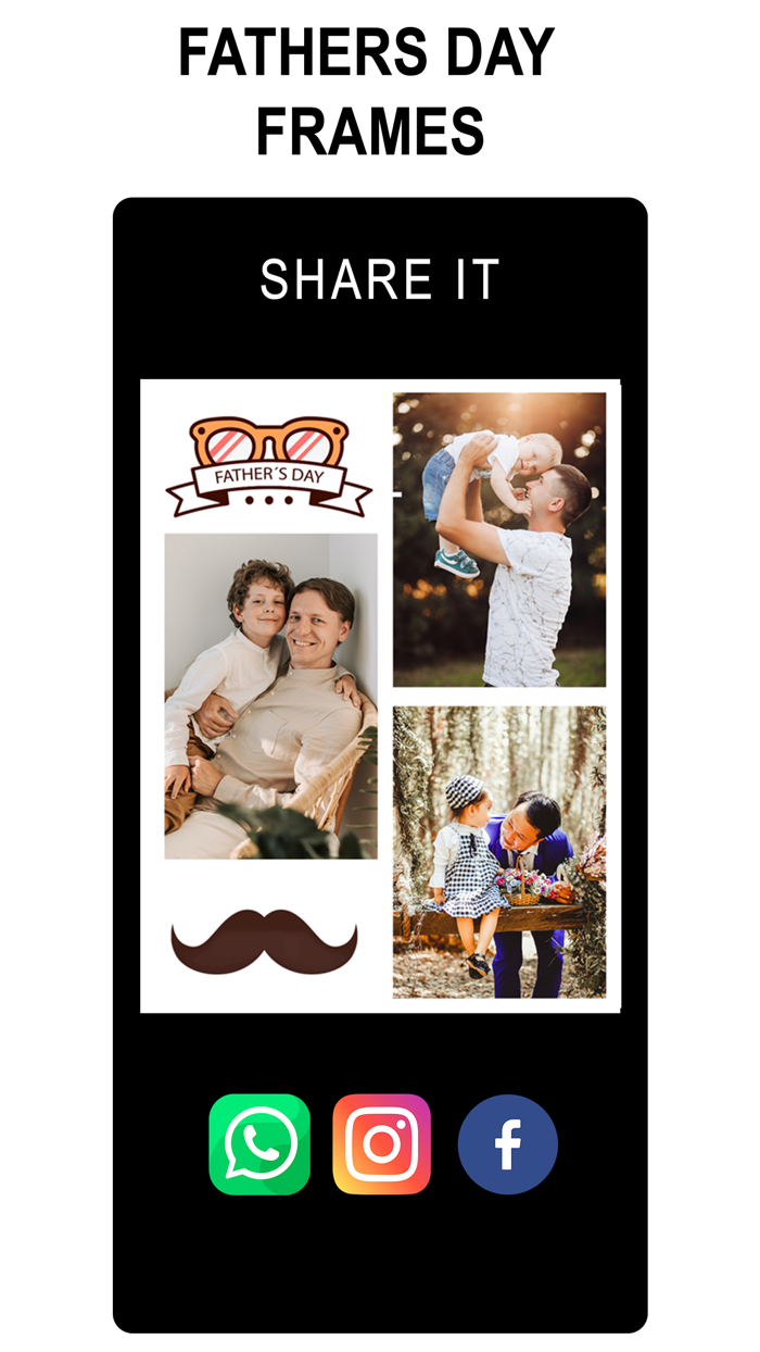 Fathers Day Greeting and Frames