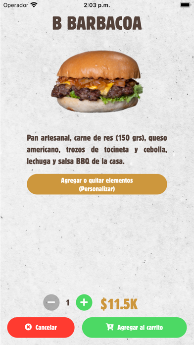 La Granja Burger Screenshot