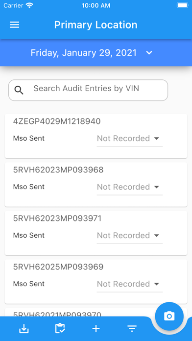 TDE Audit App Screenshot