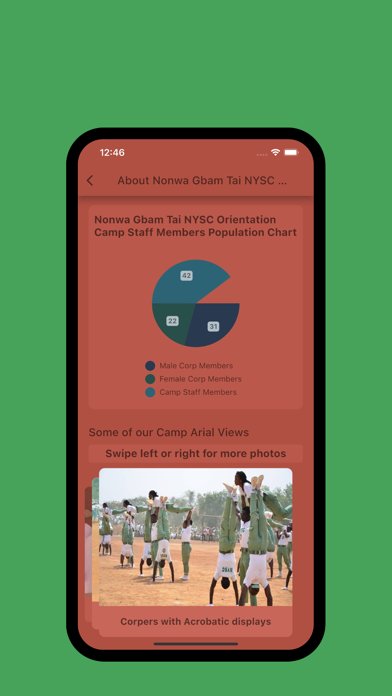 NYSC Camp Platoons Screenshot