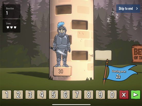 Screenshot #5 pour Number Knight - Maths Game